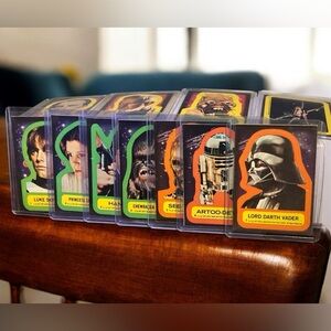 RARE 1977 O-Pee-Chee Star Wars Sticker Set 1-11 GOOD CONDITION